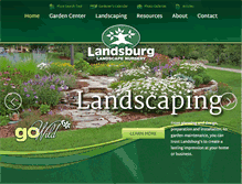 Tablet Screenshot of landsburgnursery.com